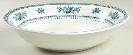 Shrewsbury (Teal) 10" Round Vegetable Bowl