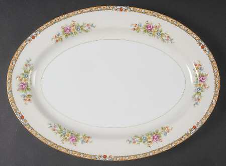 KIK1 14" Oval Serving Platter by Kikusui