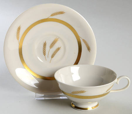 Forever Bountiful Footed Cup & Saucer Set