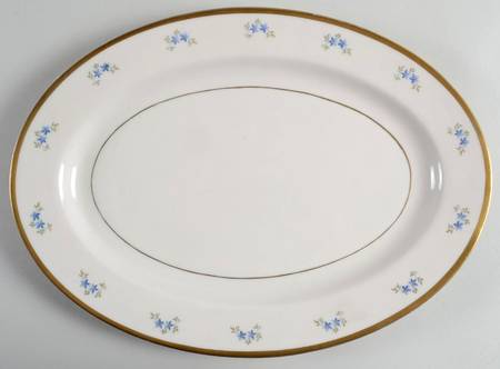 Starflower 13" Oval Serving Platter