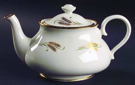 Wheat Teapot & Lid