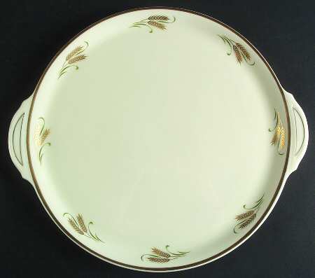 Wheat Handled Cake Plate