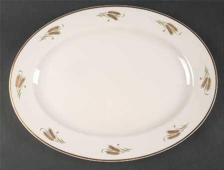 Wheat 15" Oval Serving Platter