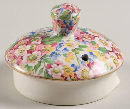 Apple Blossom Chintz Lid for Granville Coffee Pot