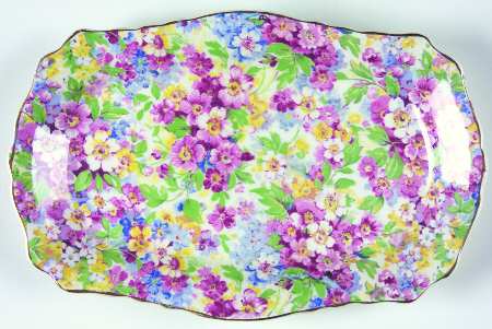 Apple Blossom Chintz 7" Kendall Tray