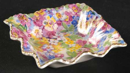 Apple Blossom Chintz Small Ashtray