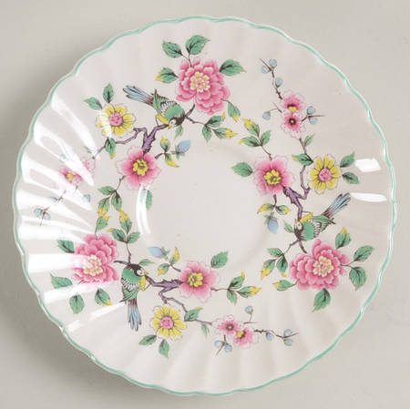 Chinese Rose Saucer for Footed Cup