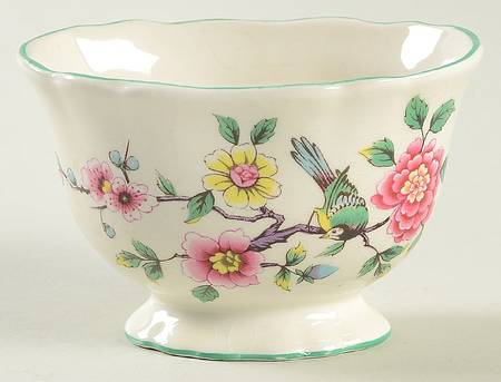 Chinese Rose Mini Open Sugar Bowl