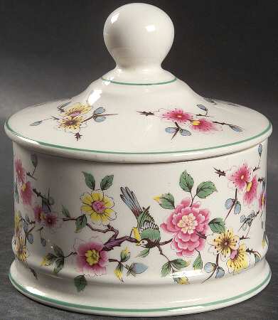 Chinese Rose Candy Box & Lid