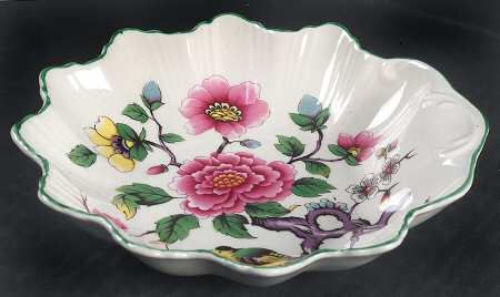 Chinese Rose Small Shell Shaped Dish