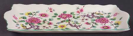 Chinese Rose Small Sandwich Tray