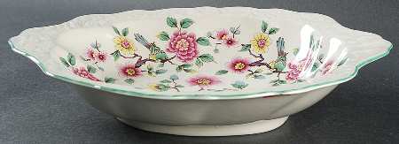 Chinese Rose Large Fruit Bowl
