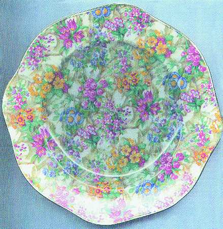 Crazy Paving Salad Plate