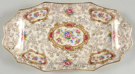 Pompadour (England) 10" Sandwich Tray