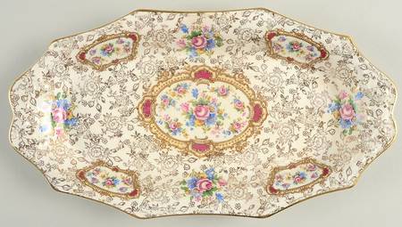 Pompadour (England) Large Sandwich Tray