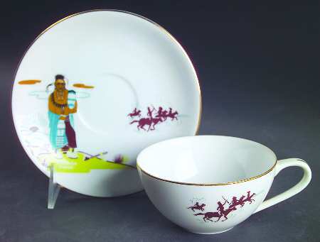 KNX1 Flat Cup & Saucer Set