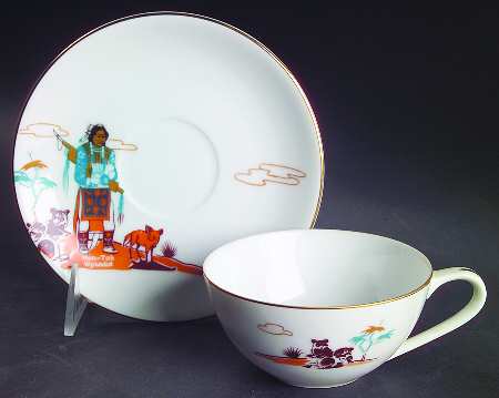 KNX1 Flat Cup & Saucer Set