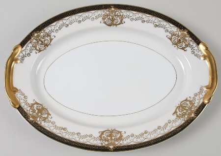 KON39 12" Oval Serving Platter by Kongo