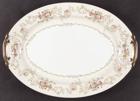 KON4 16" Oval Serving Platter by Kongo