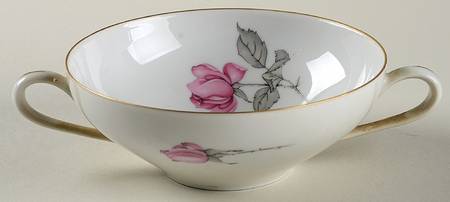 675 (Gold Trim) Flat Cream Soup Bowl