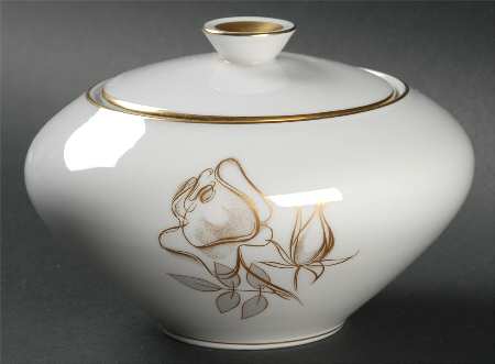 Goldrose Sugar Bowl & Lid