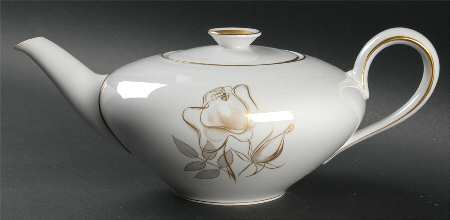 Goldrose Teapot & Lid