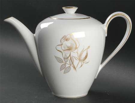 Goldrose Coffee Pot & Lid