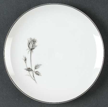 Enchanting Rose Bread & Butter Plate