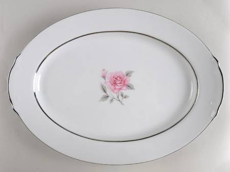 Majestic Rose 14" Oval Serving Platter