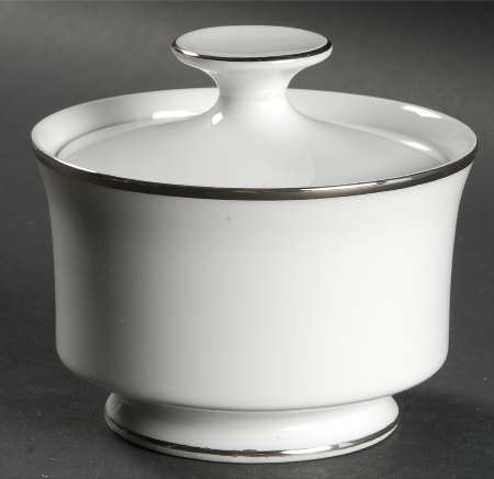 Wedding Band Sugar Bowl & Lid