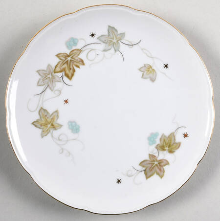 Maple Leaf Bread & Butter Plate