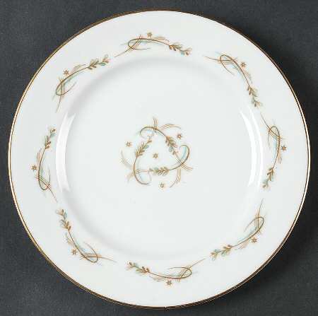 Modern Scroll Bread & Butter Plate by Kyoto