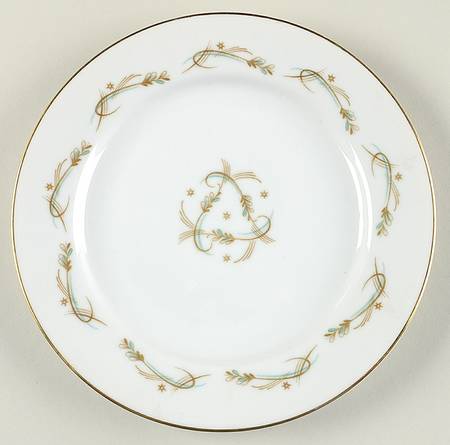 Modern Scroll Salad Plate by Kyoto