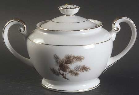 Pine Cone Sugar Bowl & Lid