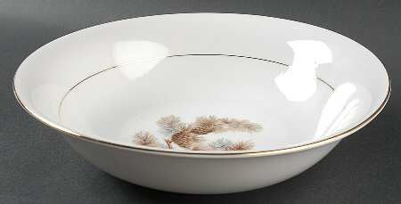 Pine Cone 10" Round Vegetable Bowl