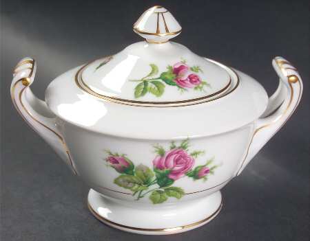Roseverte Sugar Bowl & Lid