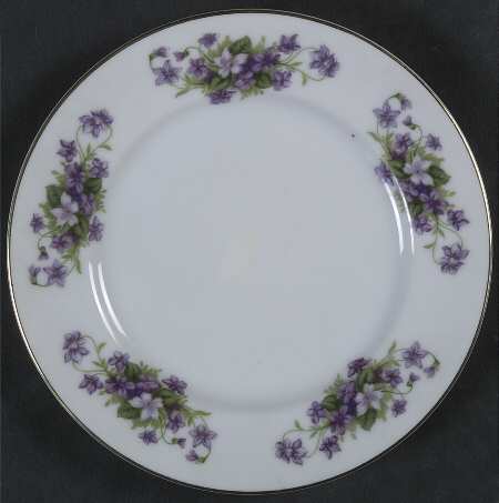 Violet Bread & Butter Plate