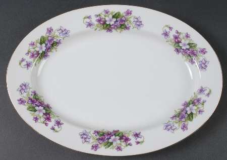 Violet 12" Oval Serving Platter