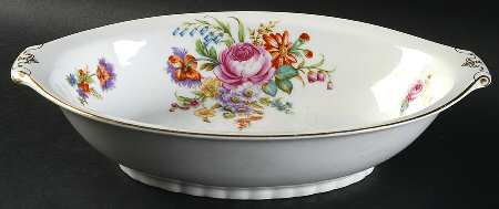 Nightingale 10" Oval Vegetable Bowl