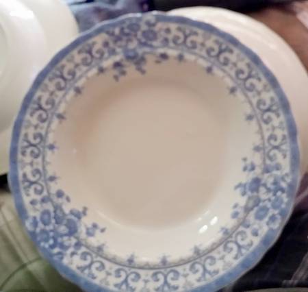 Oxford Blue Rim Soup Bowl