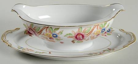 Exotique Gravy Boat with Attached Underplate