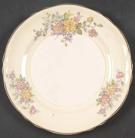 Bouquet Salad Plate by Edwin Knowles