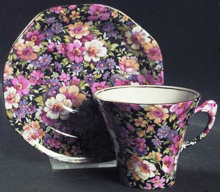 Lydia (New, Majestic Shape) Flat Cup & Saucer Set