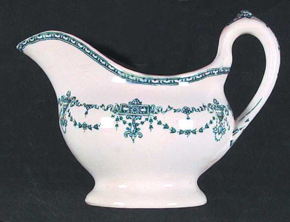 Bowness Blue Green Gravy Boat by Keeling & Co