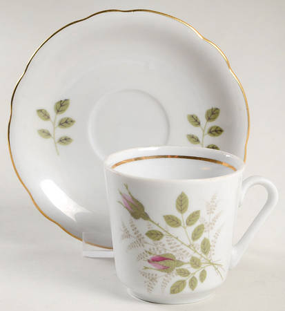 KHL15 Flat Demitasse Cup & Saucer Set