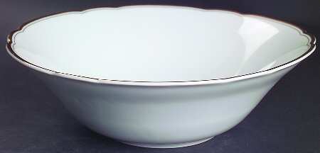 KHL21 (Gold Trim) 9" Round Vegetable Bowl