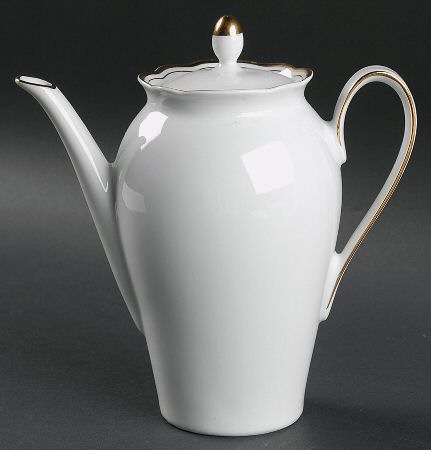 KHL21 (Gold Trim) Mini Coffee Pot & Lid