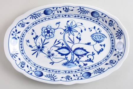 Blue Onion 13" Oval Serving Platter
