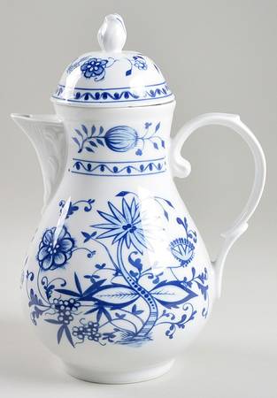 Blue Onion Coffee Pot & Lid