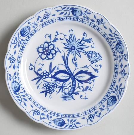 Blue Onion Salad Plate